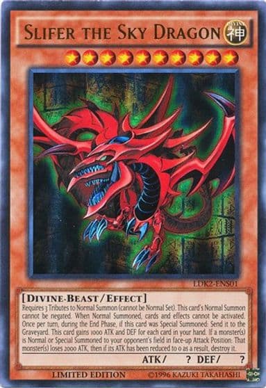 Slifer the Sky Dragon Legendary Decks II Yu-Gi-Oh! card