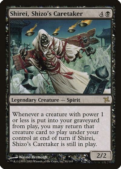 Shirei Shizos Caretaker Betrayers of Kamigawa Magic card