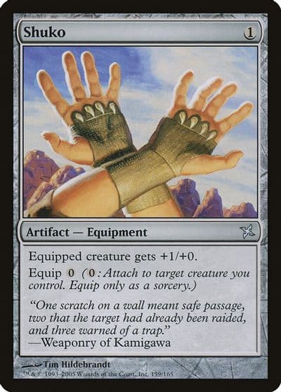 Shuko Betrayers of Kamigawa Magic card