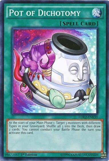 Pot of Dichotomy Legendary Decks II Yu-Gi-Oh! card