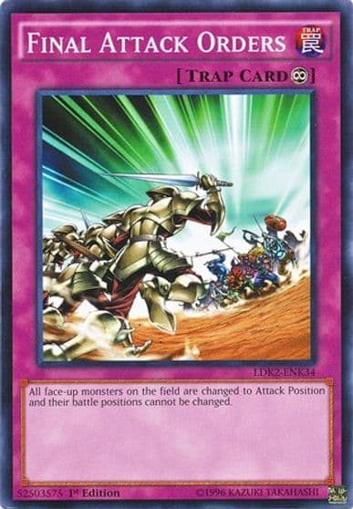 Final Attack Orders Legendary Decks II Yu-Gi-Oh! card