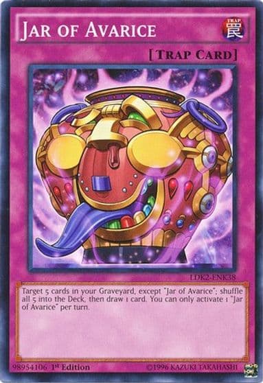Jar of Avarice Legendary Decks II Yu-Gi-Oh! card
