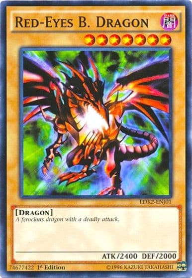 Red Eyes B Dragon Legendary Decks II Yu-Gi-Oh! card