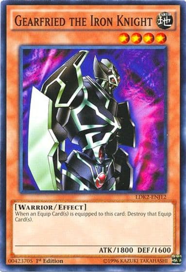 Gearfried the Iron Knight Legendary Decks II Yu-Gi-Oh! card