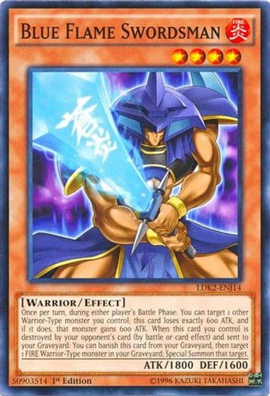 Blue Flame Swordsman Legendary Decks II Yu-Gi-Oh! card