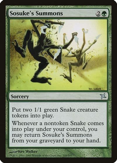 Sosukes Summons Betrayers of Kamigawa Magic card