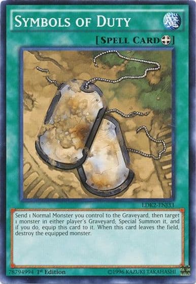 Symbols of Duty Legendary Decks II Yu-Gi-Oh! card