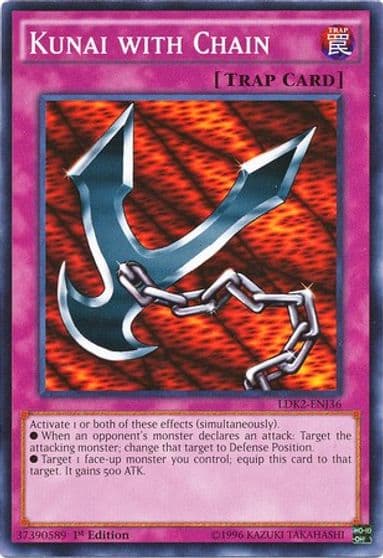 Kunai with Chain Legendary Decks II Yu-Gi-Oh! card