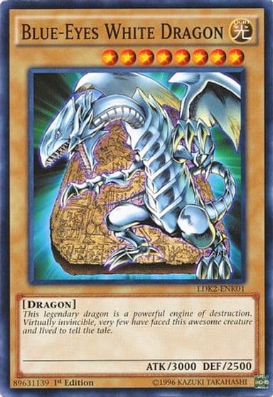 Blue Eyes White Dragon Version 4 Legendary Decks II Yu-Gi-Oh! card