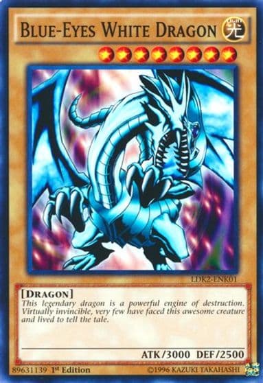 Blue Eyes White Dragon Version 1 Legendary Decks II Yu-Gi-Oh! card