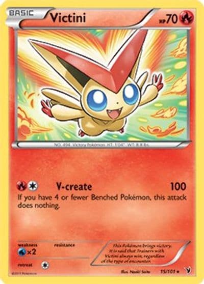 Victini (BW Noble Victories) Deck Exclusives Pokemon card