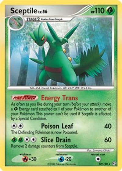 Sceptile (DP Stormfront) Deck Exclusives Pokemon card