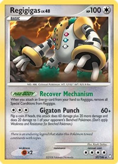 Regigigas (DP Legends Awakened) Deck Exclusives Pokemon card