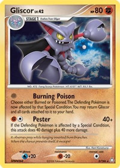 Gliscor (DP Legends Awakened) Deck Exclusives Pokemon card