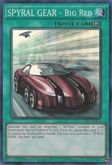 SPYRAL GEAR Big Red Super Rare The Dark Illusion Yu-Gi-Oh! card