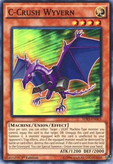 C Crush Wyvern Structure Deck: Seto Kaiba Yu-Gi-Oh! card