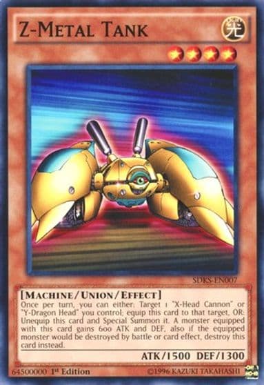 Z Metal Tank Structure Deck: Seto Kaiba Yu-Gi-Oh! card