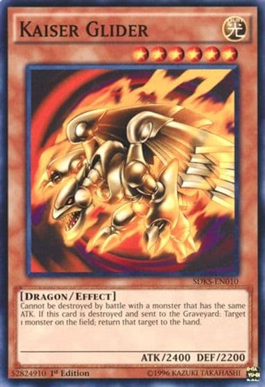 Kaiser Glider Structure Deck: Seto Kaiba Yu-Gi-Oh! card