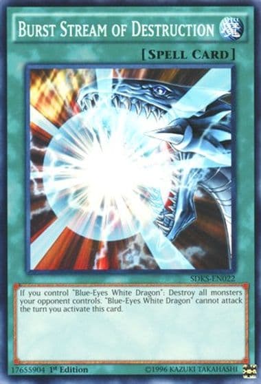 Burst Stream of Destruction Structure Deck: Seto Kaiba Yu-Gi-Oh! card