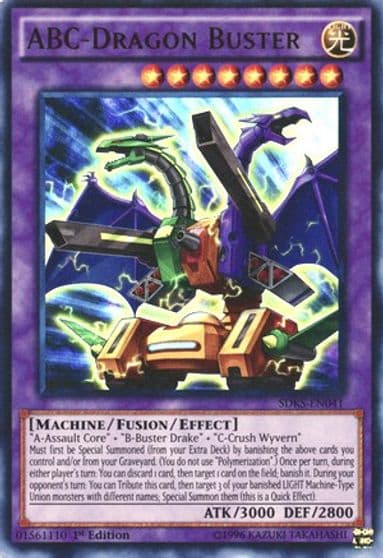 ABC Dragon Buster Structure Deck: Seto Kaiba Yu-Gi-Oh! card
