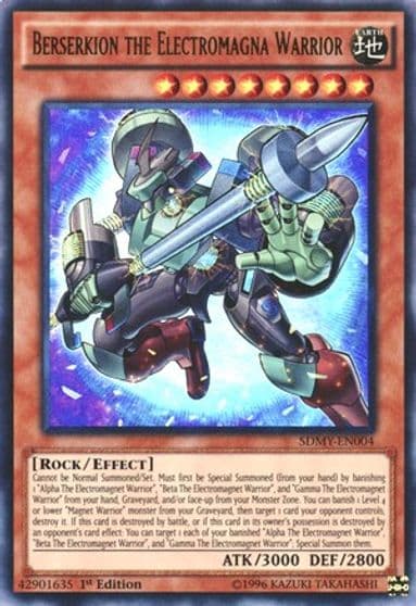 Berserkion the Electromagna Warrior Structure Deck: Yugi Muto Yu-Gi-Oh! card