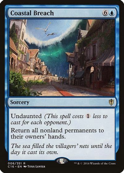 Coastal Breach Commander 2016 Magic card
