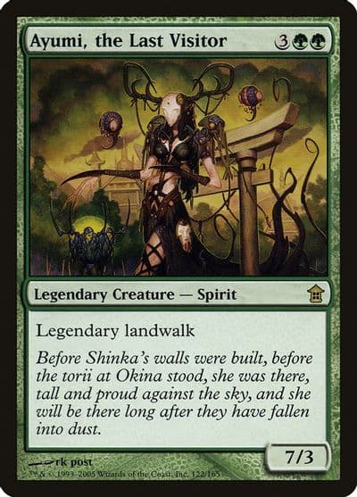 Ayumi the Last Visitor Saviors of Kamigawa Magic card