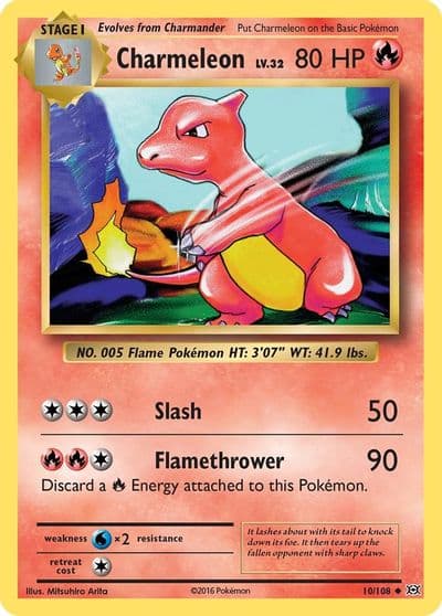 Charmeleon XY - Evolutions Pokemon card