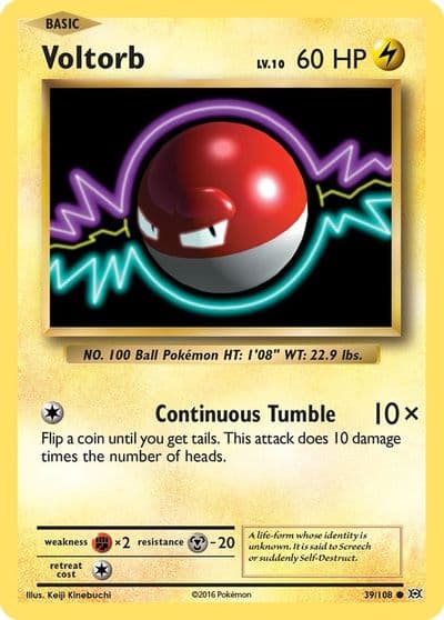 Voltorb XY - Evolutions Pokemon card
