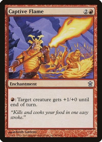 Captive Flame Saviors of Kamigawa Magic card