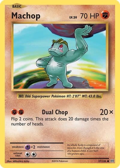 Machop XY - Evolutions Pokemon card
