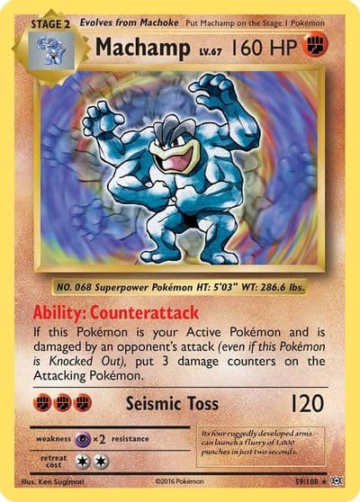 Machamp XY - Evolutions Pokemon card