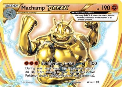 Machamp BREAK XY - Evolutions Pokemon card