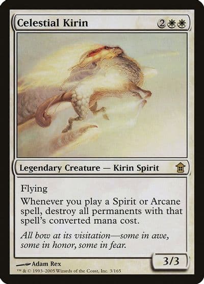 Celestial Kirin Saviors of Kamigawa Magic card