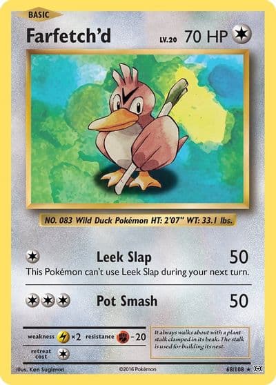 Farfetch'd XY - Evolutions Pokemon card