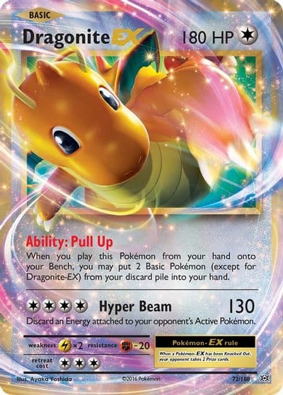 Dragonite EX XY - Evolutions Pokemon card