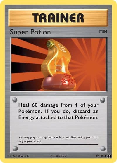 Super Potion XY - Evolutions Pokemon card