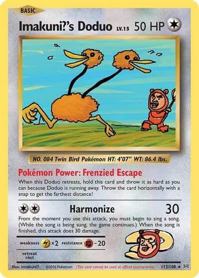 Imakuni?'s Doduo XY - Evolutions Pokemon card