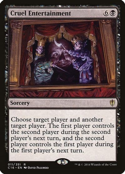 Cruel Entertainment Commander 2016 Magic card