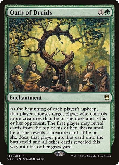 Oath of Druids Commander 2016 Magic card