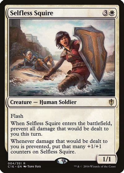 Selfless Squire Commander 2016 Magic card