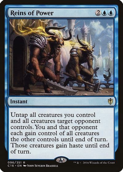 Reins of Power Commander 2016 Magic card