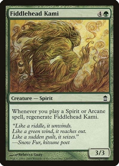 Fiddlehead Kami Saviors of Kamigawa Magic card
