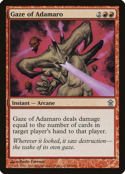 Gaze of Adamaro Saviors of Kamigawa Magic card