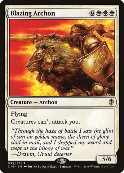 Blazing Archon Commander 2016 Magic card