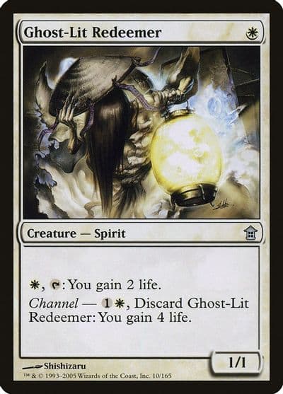 Ghost Lit Redeemer Saviors of Kamigawa Magic card