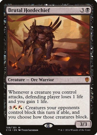 Brutal Hordechief Commander 2016 Magic card