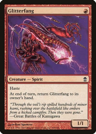 Glitterfang Saviors of Kamigawa Magic card