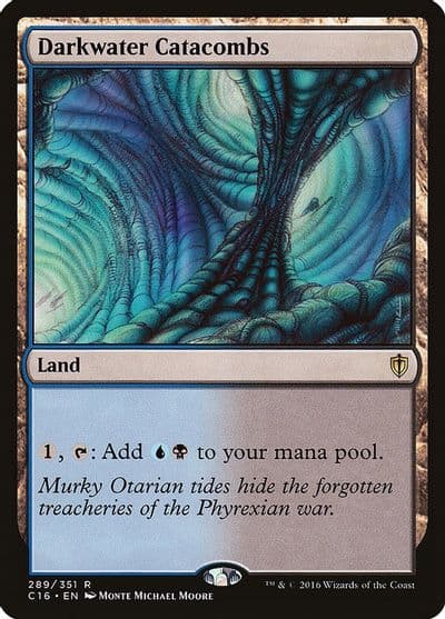 Darkwater Catacombs Commander 2016 Magic card
