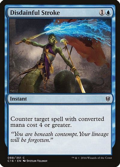 Disdainful Stroke Commander 2016 Magic card